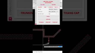 Tool vẽ shop Trunking, Thang cáp, Máng cáp