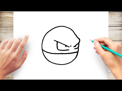 How to Draw Voltorb Step by Step