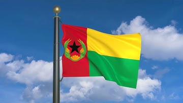 Flag of Cape Verde (1975–1992) (moving clouds)