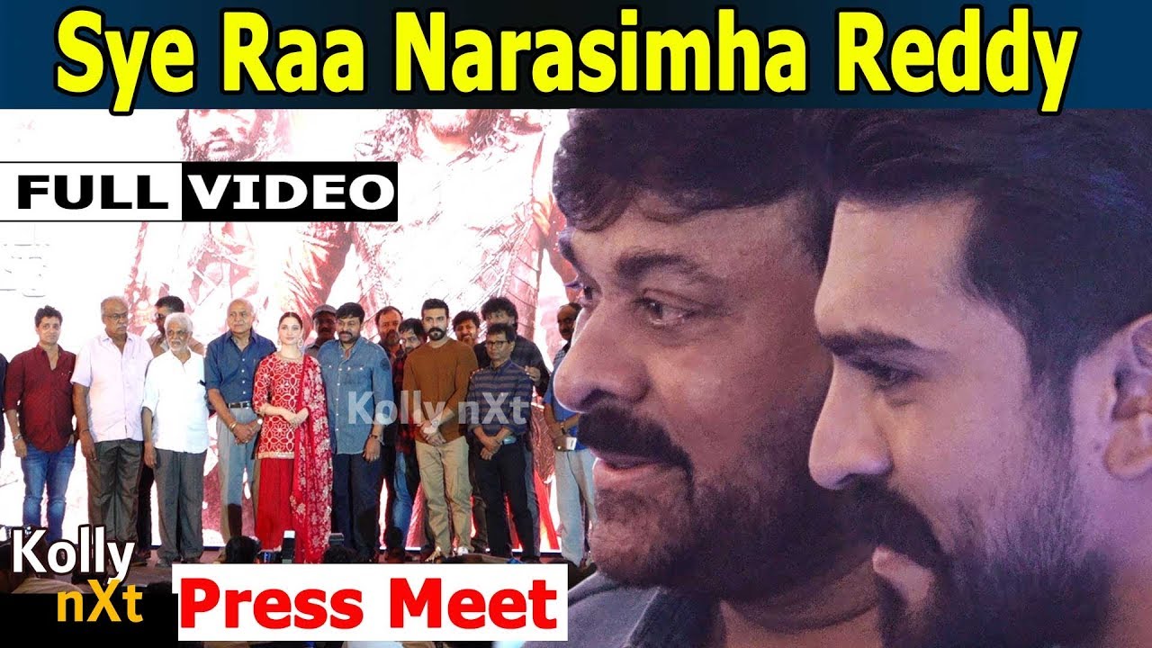 FULL VIDEO | Sye Raa Narasimha Reddy | Press Meet