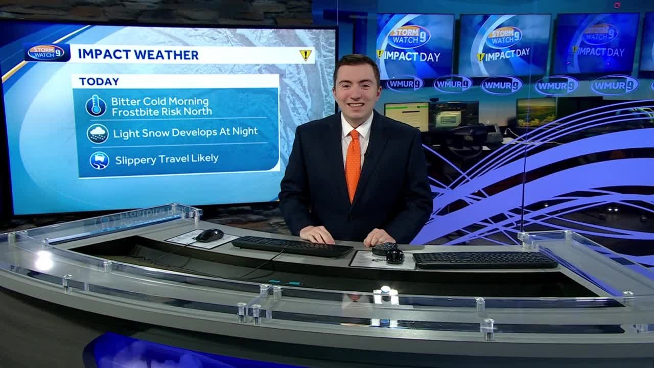 Video: Bitter cold Sunday morning before snow chances move in - YouTube