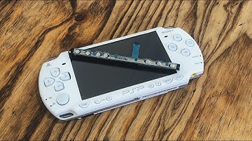 Fixing and Cleaning a Broken PSP 2000 - Broken Start Button