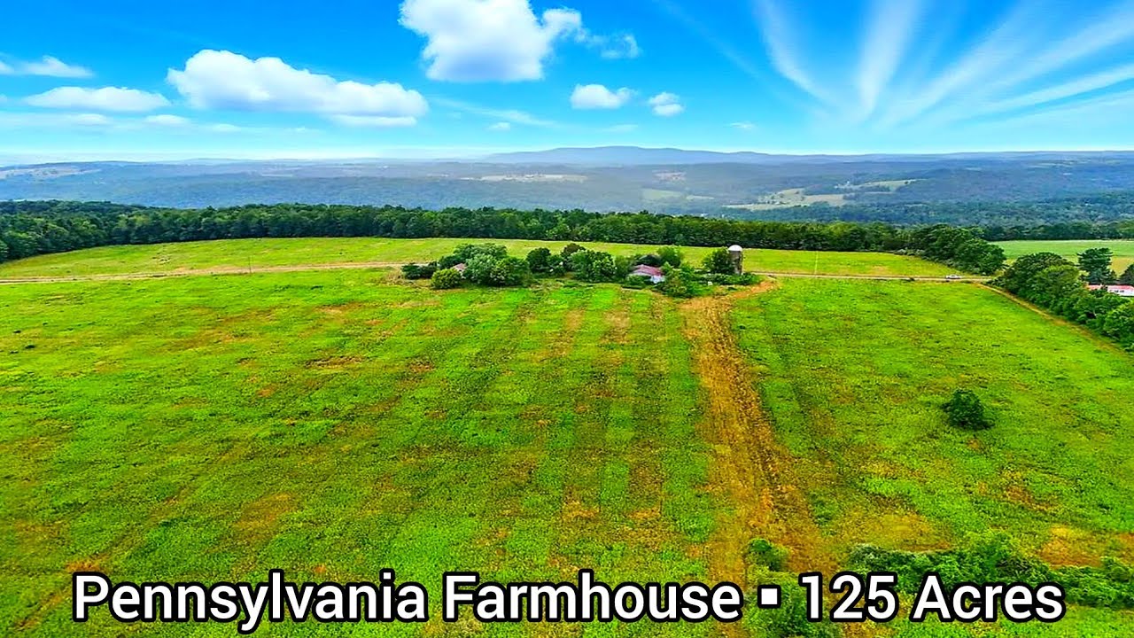 Pennsylvania Farmhouse For Sale | 125 Acres | Cheap Land For Sale Pennsylvania|Recreational Property