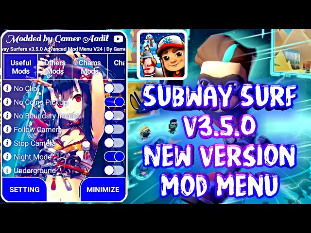 Subway Surfers v2.25.2 Advanced Mod Menu [GodMod, Unlimited Everything, No  Gravity, Speed Hack etc.] 