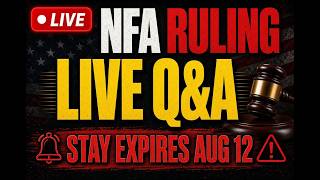 NFA Ruling Discussion/Q&A Update