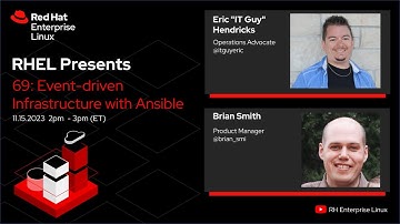 Event-driven Infrastructure with Ansible | Red Hat Enterprise Linux Presents 69