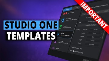 Studio One | Templates (inc Smart Templates)