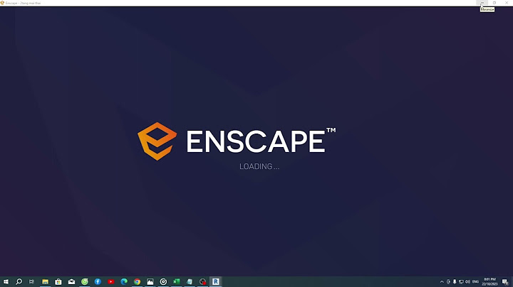 Hướng dẫn cài enscape 2.3 cho sketchup