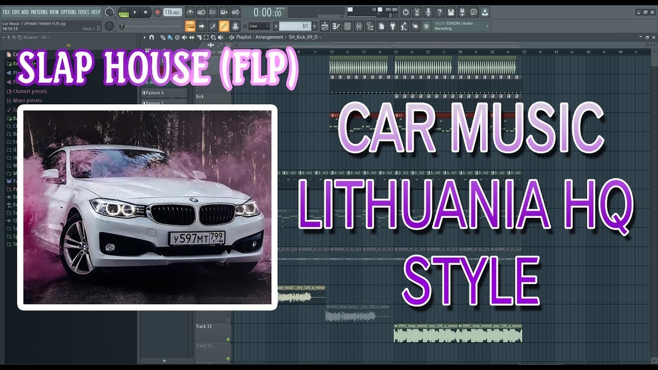 HOW TO MAKE SLAP HOUSE | CAR MUSIC| MUSIC LIKE ALOK, DYNORO, IMANBEK, TIESTO | FL STUDIO 20