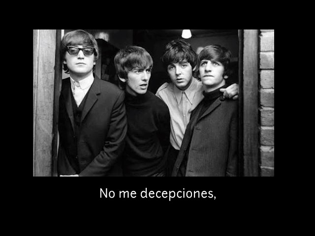 The Beatles - don't let me down ( subtitulado al español ) class=