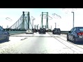 Delaware Memorial Bridge southbound Cartooned Version