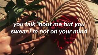 Video thumbnail of "billie eilish - bitches broken hearts (lyrics)"