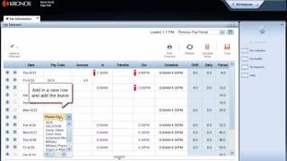 Employee Timecard Changes and Approval screenshot 2