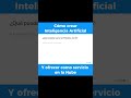 Cómo crear Inteligencia Artificial como Servicio