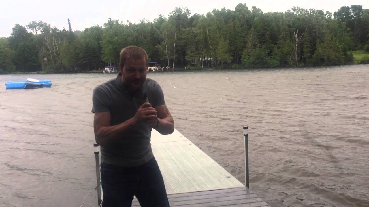 Hurricane Arthur rips through Island Falls, ME