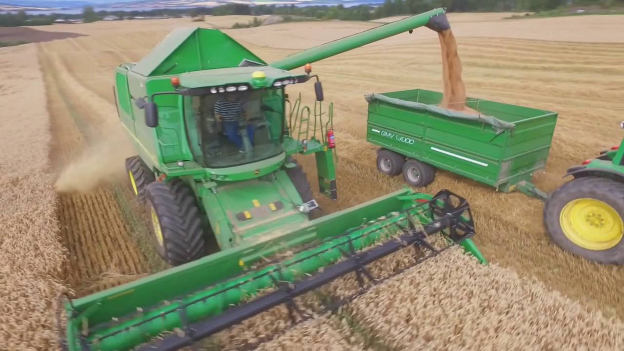 John Deere T550i HillMaster på Gaustad Gård