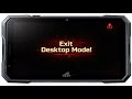 How to exit desktop mode when stuck on ROG Ally
