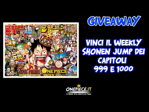 VINCI il Weekly Shonen Jump del CAPITOLO 999 e 1000 - CONTEST
