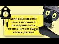 ✔️Если вам надоели часы с кукушкой, разверните их к стене и у вас будут часы с дятлом. Анекдоты