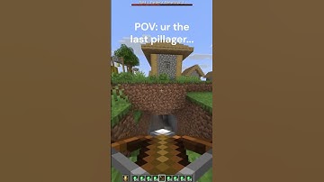 POV: ur the last pillager... #minecraft #gaming #memes #funny