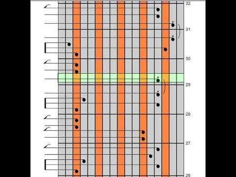 Pou Theme - 8 key kalimba Kalimba Tabs Letter & Number Notes