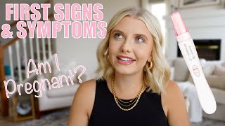 My First Symptoms of Pregnancy Before Missed Period || Signs to look out for / how I knew!!!
