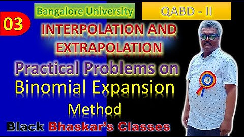 03 INTERPOLATION AND EXTRAPOLATION IN KANNADA PART 03-QABD II IN KANNADA