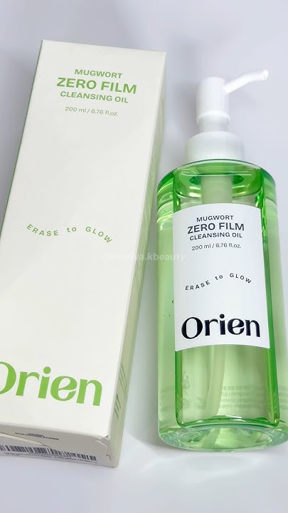 Orien Mugwort Zero Film Cleansing Oil Read Full Review in Description YouTube