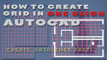 How to Create Grid Lines in AutoCAD Fast