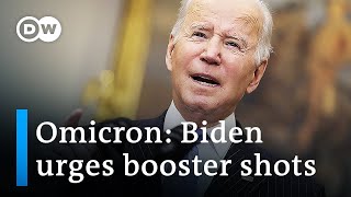 Biden: COVID-19 omicron variant a cause for concern, not panic | DW News