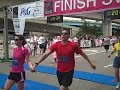 Alison and Tim Delgado Finish the Flying Pig 5K