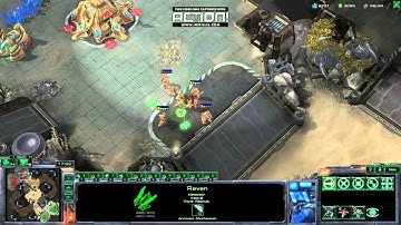 SC2 CustomCraft Spider Mines in Action