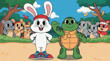 The Tortoise & The Hare | Slow and Steady Wins the Race | Animated Short Film