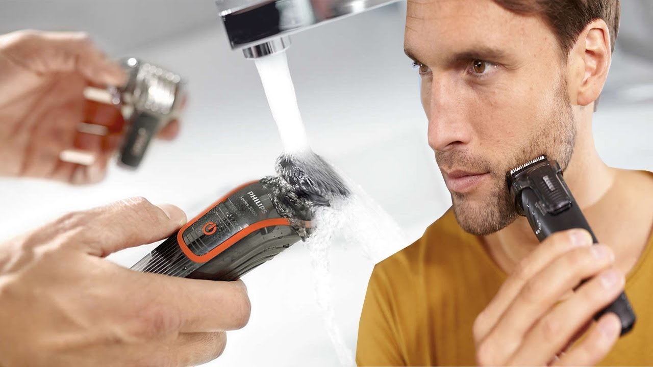 philips trimmer cleaning