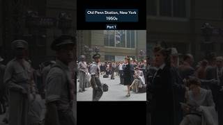 Beautiful Footage From New York In The 50S 😍 Colorized And Upscaled #Shorts #History