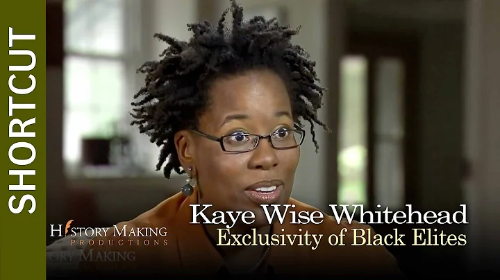 Kaye Whitehead on Exclusivity of Black Elites