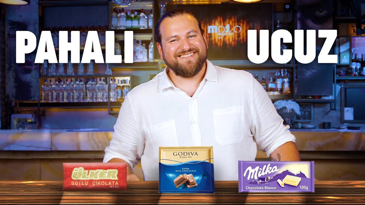 GURME UCUZ vs. PAHALI ÇİKOLATALARI DENİYOR! w/Sinan Büdeyri