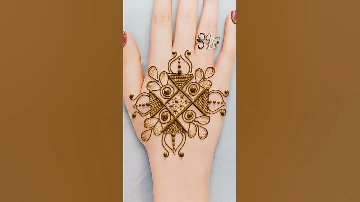 Easy And Simple Mehndi Design | Arabic Mehndi design #mehndi #skmehandi