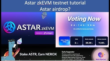 Astar zkEVM testnet tutorial | Astar airdrop for participating?