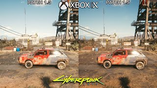 Cyberpunk 2077 Patch 1.5 | Xbox Series X Graphics Comparison (Next Gen Update)