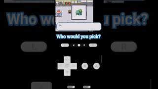 Pokemon Leaf Green Version | who would you choose? #gbaadvance #androidgames screenshot 2