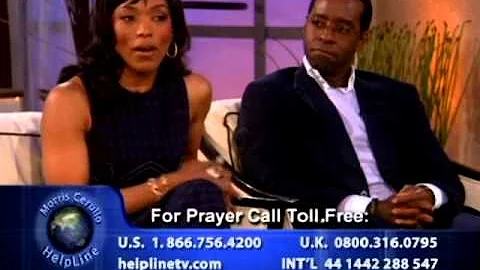 Actor Courtney Vance and Wife, Actress Angela Bass...