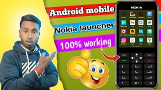 Nokia Launcher For Android !! How To Set Nokia launcher !! smartphone covert keypad phone screenshot 4