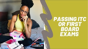 How I passed ITC or 1st board exams on first attempt & CTA on second attempt
