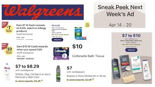 What is Going On With These Deals - Walgreens Weekly Ad Preview 4/14 - 4/20