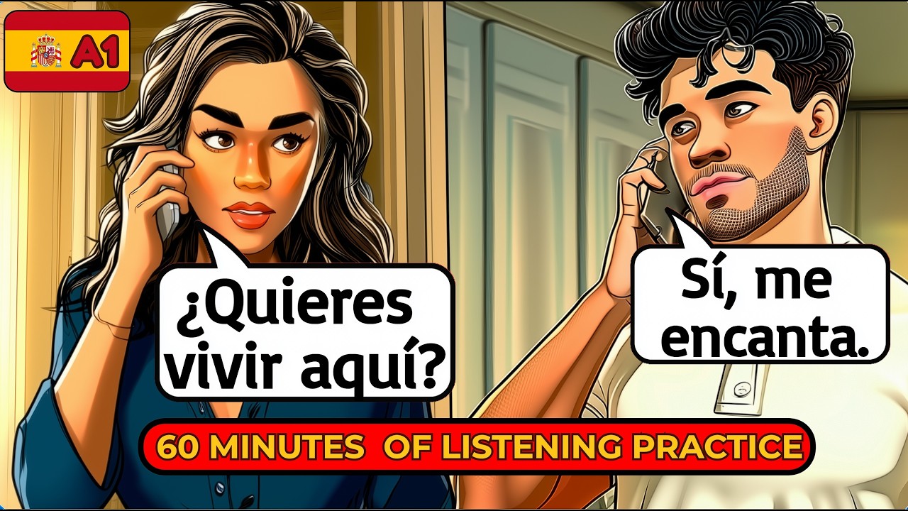 60 Минут Разговорного Испанского для Начинающих 🇪🇸 | Настоящие Диалоги A1