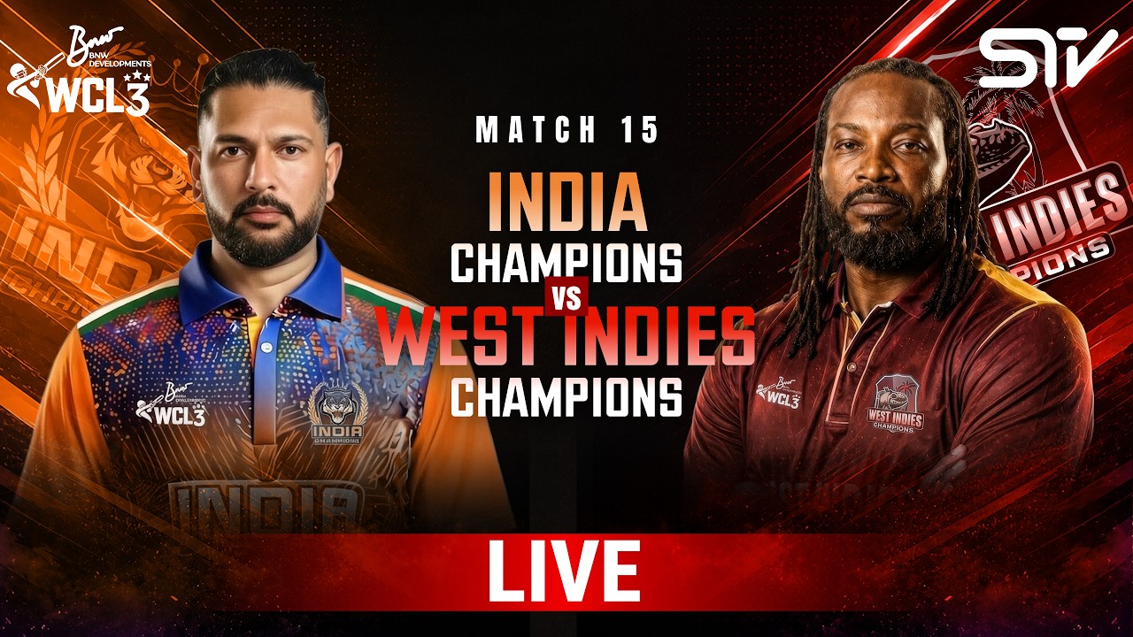 LIVE | India Champions vs West Indies Champions | Match 15 | WCL 2026 | M9O1T