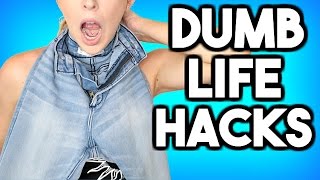 Today i'm testing out some weird, dumb life hacks and seeing if they
actually work are worth doing! these hacks, tested, e...