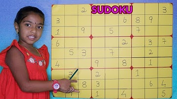 HOW TO PLAY SUDOKU FOR KIDS || SUDOKU PUZZLE || STEP BY STEP EXPLANATION
