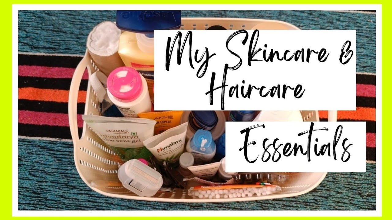 My Skincare and Haircare Essentials YouTube